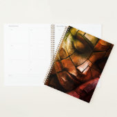 Abstract mozaïek vrouwelijk gezicht wandkunst – ge planner (Display)
