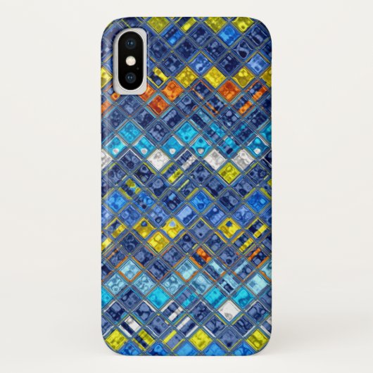 Abstract mozaïekGlas in lood Case-Mate iPhone Case (Achterkant)