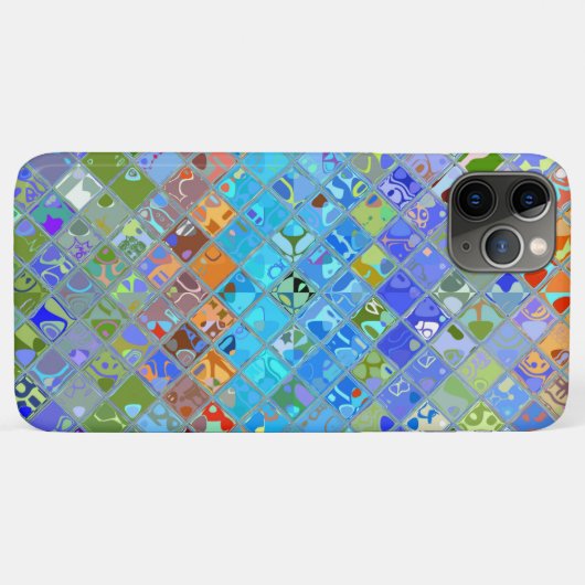Abstract mozaïekGlas in lood Case-Mate iPhone Case (Achterkant (horizontaal))