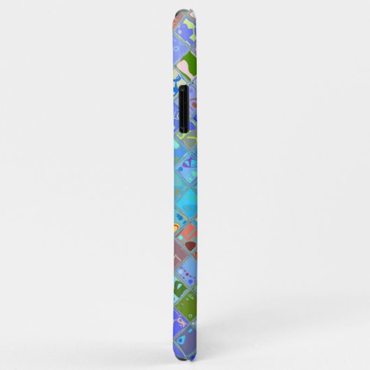 Abstract mozaïekGlas in lood Case-Mate iPhone Case (Achterkant/rechts)