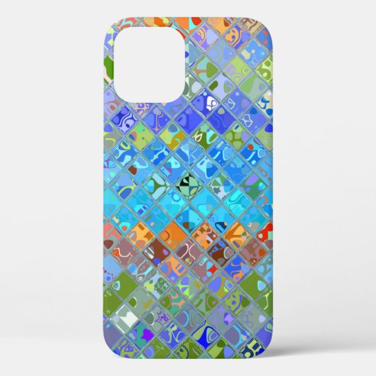 Abstract mozaïekGlas in lood Case-Mate iPhone Case (Achterkant)