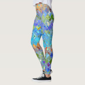 Abstract mozaïekGlas in lood Leggings (Links)