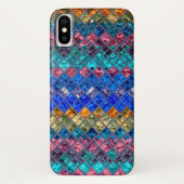 Abstract mozaïekGlas in lood Patroon 3 Case-Mate iPhone Case (Achterkant)