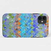 Abstract mozaïekGlas in lood Patroon nr. 5 Case-Mate iPhone Case (Achterkant (horizontaal))