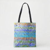 Abstract mozaïekGlas in lood Tote Bag (Voorkant)
