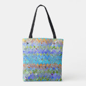 Abstract mozaïekGlas in lood Tote Bag (Achterkant)