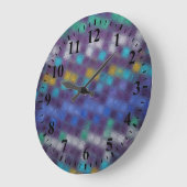 Abstract mozaïekglazen patroon #6 grote klok (Hoek)