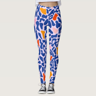 Abstract mozaïeknaadloos patroon leggings