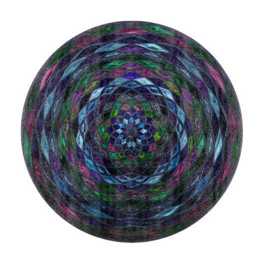 Abstract mozaïekpatroon #10 snijplank (Voorkant)