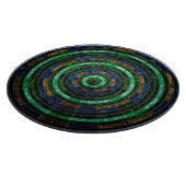 Abstract mozaïekpatroon #11 Ronde Pijl Snijplank (Hoek)