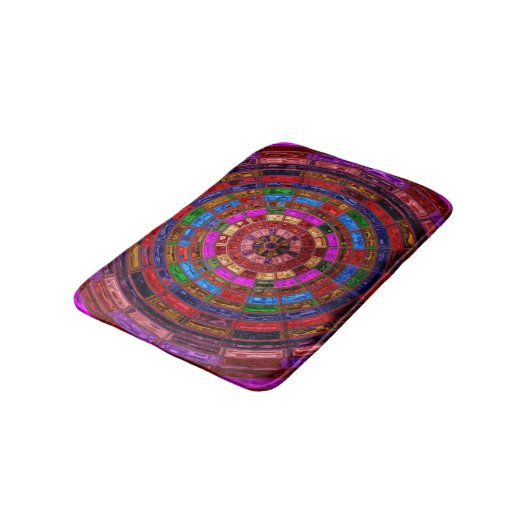 Abstract mozaïekpatroon #4 badmat (Gekanteld)