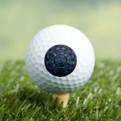 Abstract mozaïekpatroon #7 golfballen (Insitu Shirt)