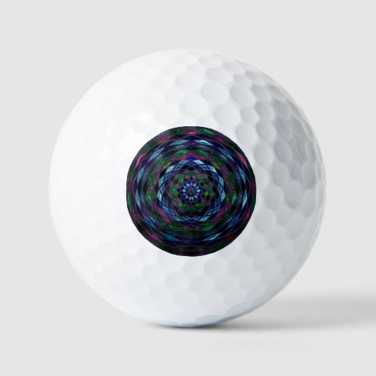 Abstract mozaïekpatroon #7 golfballen (Voorkant)
