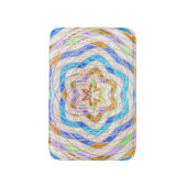 Abstract mozaïekpatroon badmat (Voorkant Verticaal)