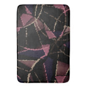 Abstract mozaïekpatroon badmat (Voorkant Verticaal)