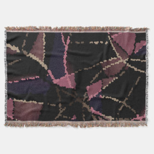 Abstract mozaïekpatroon deken