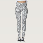 Abstract Mozaïekpatroon | Diamantprisma Leggings (Voorkant)
