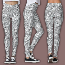 Abstract Mozaïekpatroon | Diamantprisma Leggings