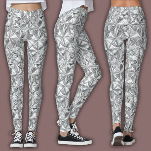 Abstract Mozaïekpatroon Diamantprisma Leggings