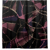 Abstract mozaïekpatroon douchegordijn (Voorkant)