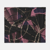 Abstract mozaïekpatroon fleece deken (Voorkant (Horizontaal))