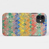 Abstract mozaïekpatroon Glas in lood #4 Case-Mate iPhone Case (Achterkant (horizontaal))
