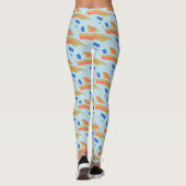Abstract mozaïekpatroon leggings (Achterkant)