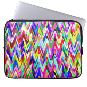 Abstract mozaïekpatroon met meerdere kleuren #6 laptop sleeve