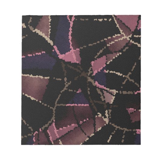 Abstract mozaïekpatroon notitieblok (Voorkant)