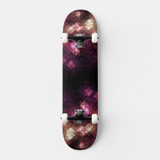 Abstract mozaïekskateboard skateboard (Voorkant)