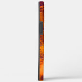 Abstract mozaïekvormig ontwerp van roodachtig oran Case-Mate iPhone case (Achterkant / Rechts)