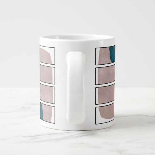 Abstract Mug Design Grote Koffiekop (Achterkant)
