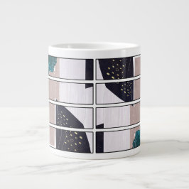 Abstract Mug Design Grote Koffiekop