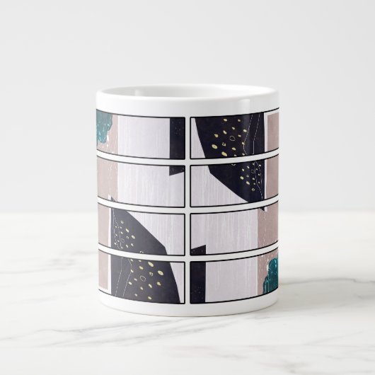 Abstract Mug Design Grote Koffiekop (Voorkant)