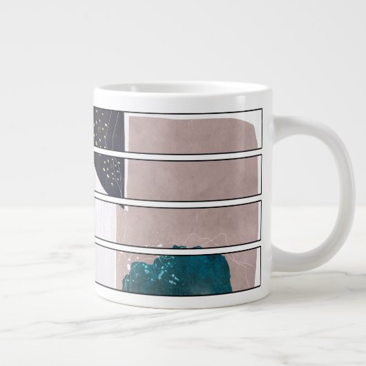 Abstract Mug Design Grote Koffiekop (Rechts)