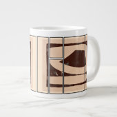 Abstract Mug design Grote Koffiekop (Voorkant rechts)