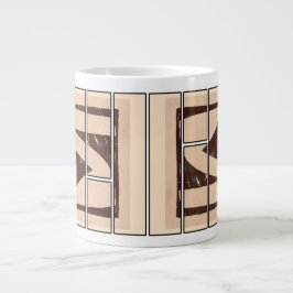 Abstract Mug design Grote Koffiekop