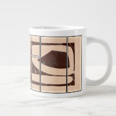 Abstract Mug design Grote Koffiekop (Rechts)