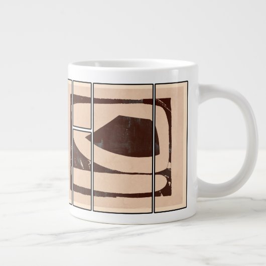 Abstract Mug design Grote Koffiekop (Rechts)