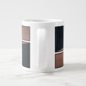 Abstract mug design grote koffiekop (Achterkant)