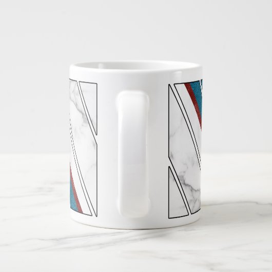 abstract mug design grote koffiekop (Achterkant)