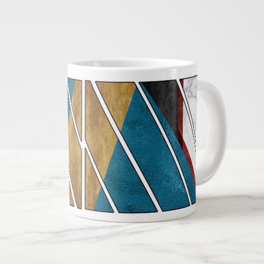 abstract mug design grote koffiekop (Voorkant rechts)