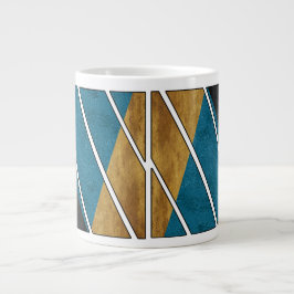 abstract mug design grote koffiekop