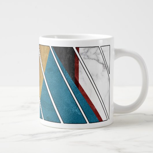 abstract mug design grote koffiekop (Rechts)