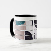 Abstract Mug Design Mok (Voorkant links)