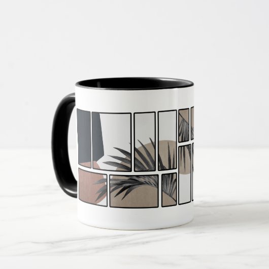 Abstract mug design mok (Voorkant links)