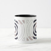 Abstract mug design mok (Midden)