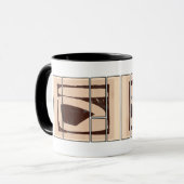 Abstract Mug design Mok (Voorkant links)