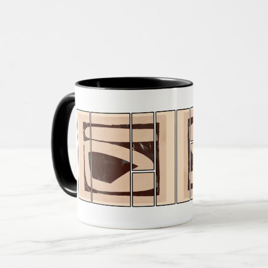 Abstract Mug design Mok (Voorkant links)