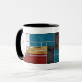 Abstract mug designs mok (Voorkant links)